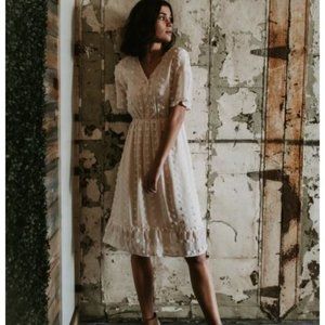 Piper & Scoot - Warba Swiss Dot Empire Dress